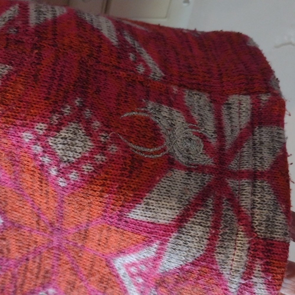 Spyder 1/4 Zip Pullover Salmon and Pink - Picture 5 of 6